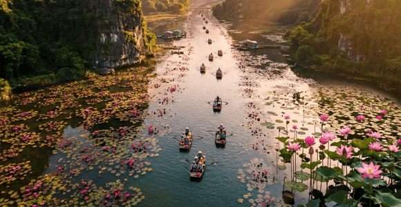 Hanoi: Tinh Coc, Tam Coc & Mua Cave with boat ride & lunch