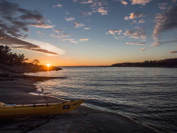 Helsinki Midnight Sun Kayaking Tour with Campfire GetYourGuide