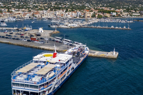 Athens: Aegina: Ferry boat ticket to/from Aegina SINGLE ROUTE from Aegina to Piraeus (Gate E8) by ferry boat