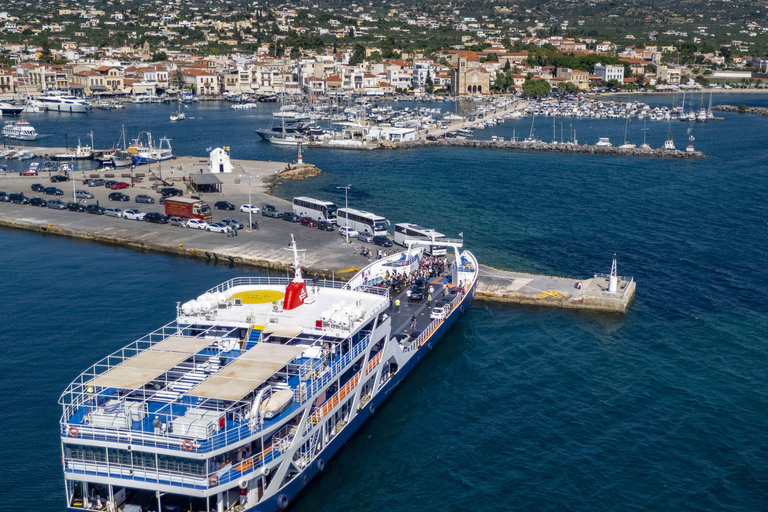 Athens: Aegina: Ferry boat ticket to/from Aegina SINGLE ROUTE from Aegina to Piraeus (Gate E8) by ferry boat