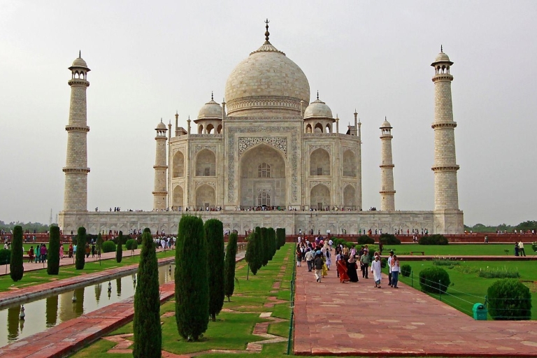 Van Delhi Taj Mahal & Agra Volledig dezelfde dag tour All InclusiveRondleiding met auto + gids + maaltijd + entreegeld
