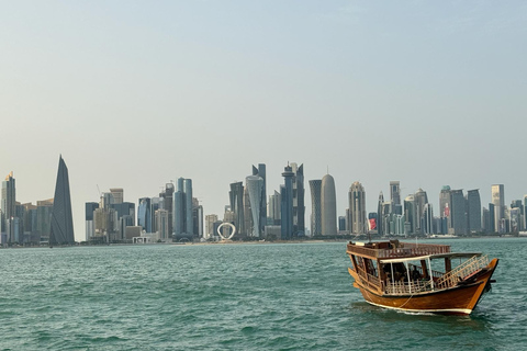 Atração da cidade de Doha e passeio de barco Dhow (Doha Panoramic Tour)