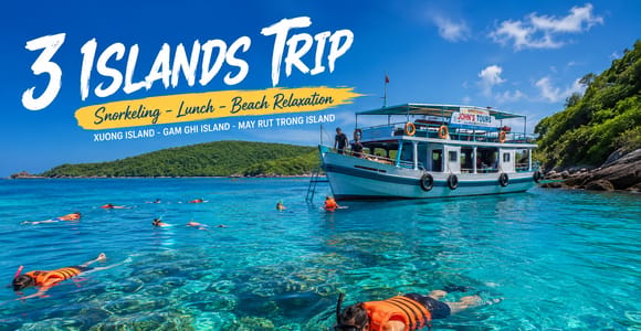 Phu Quoc: 3-Island Snorkeling Tour with Lunch & Hotel Pickup