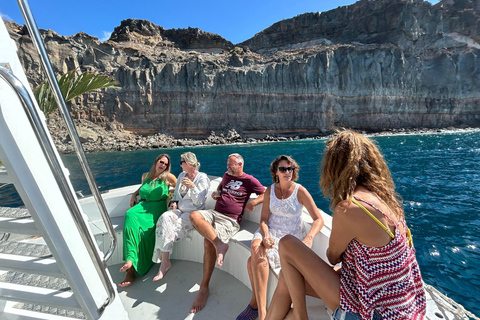 Puerto Rico, Grande Canarie : excursion en bateau, boissons, repas, paddle surf, plongée avec tuba.Profitez du paddle surf et de la plongée avec tuba dans les criques de Grande C