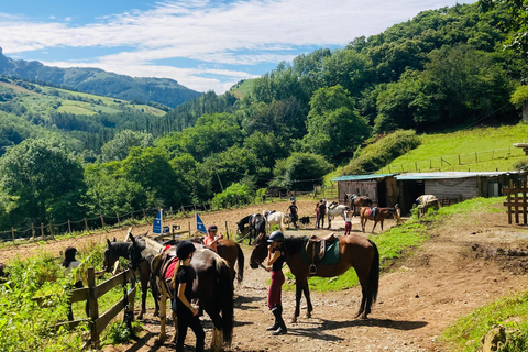 San Sebastian: Horseback Riding & Traditional Delights