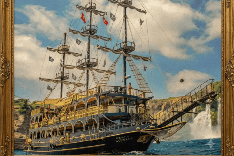 Antalya: The Grand Alibaba Pirate Boat Tour from Side Antalya: The Grand Alibaba Pirate Boat Tour Non Transfer