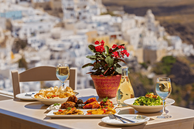 Santorini: tour per piccoli gruppi di 3 cantine locali