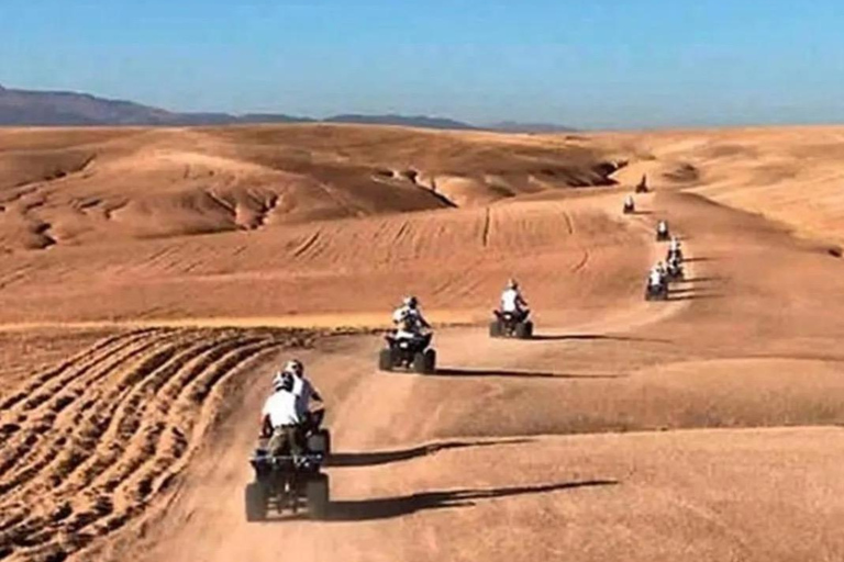 Marrakech: Agafay Desert Quad, Camel Ride & Dinner Fire Show