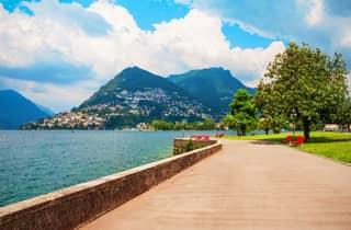 Mailand:Tagestour Comer See, Lugano & Bellagio mit Bootsfahrt