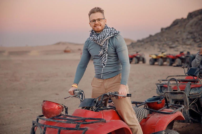 Hurghada: 5-uur durende quad safari in de woestijn en barbecueQuad-, jeep-, kameel- en buggysafari met barbecuediner