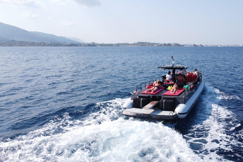 Zakynthos: Baía dos Naufrágios em lancha rápida - Grupo pequeno