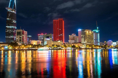 Saigon after dark: River Dinner & Live Music by Cruise Cruise without Transfer and Guide