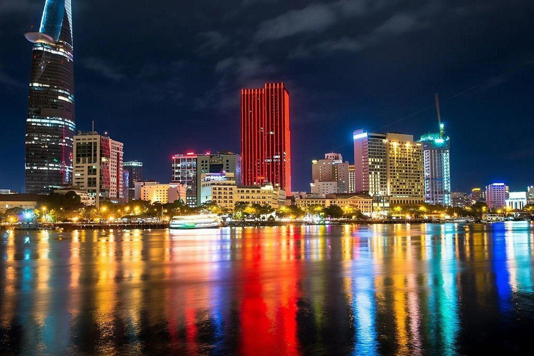 Saigon after dark: River Dinner & Live Music by Cruise Cruise without Transfer and Guide
