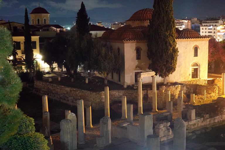 Visite nocturne à pied d&#039;AthènesVisite nocturne d&#039;Athènes