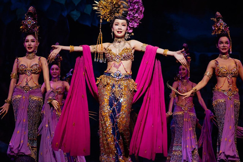 Bangkok & Pattaya Pickup: Evening Sanctuary & Alcazar Show Standard option with Bangkok hotel pickup