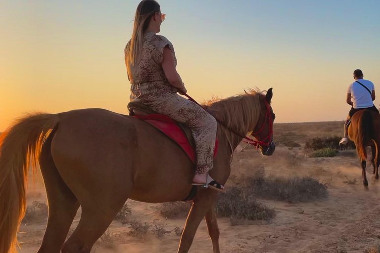 Horse Riding on Sidi Jemour Beach – Coastal Adventure SUNSET Horse Riding on Sidi Jemour Beach – Coastal Adventure