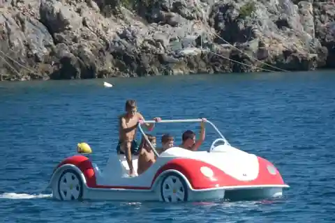 Santorini: Sail into Serenity with Our Pedal Boats