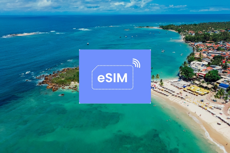 São Paulo: Brazylijski plan mobilnej transmisji danych eSIM w roamingu6 GB/ 15 dni: 144 kraje na całym świecie