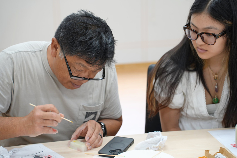 Stamp engraving workshop in Osaka