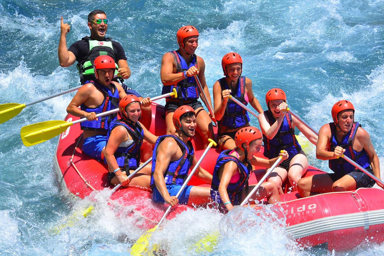 Alanya Y Lado: Excursión de Rafting con Almuerzo y Traslado al Hotel