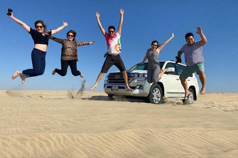 رحلات سفاري في صحراء الدوحة وركوب جمال وأنشطة مناسبة للعائلاتجولة خاصة