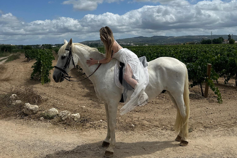 Alicante: Private Horseback Ride & Picnic with Transfer