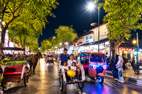 Yogyakarta: Prambanan Sunset and Walk NightTime at Malioboro Guided Walk NightTime at Malioboro (meeting point)