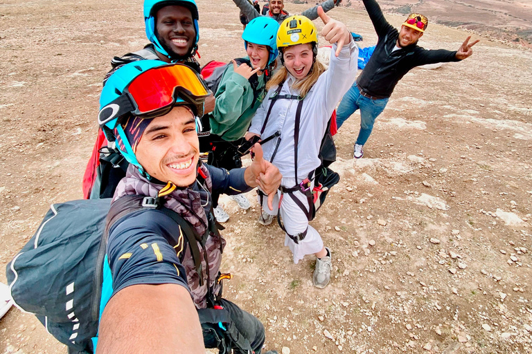 Fly over Aguergour: Extreme Tandem Paragliding with GoPro Sunset: Extreme Adrenaline Tandem Paragliding with GoPro