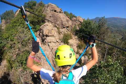 Ribes de Freser: Via Ferrata with Tibetan Bridge Crossing
