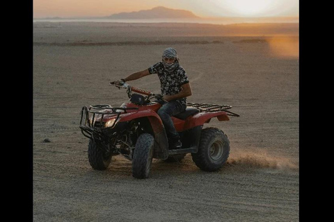 Lac Rose: Quad Biking and Canoe Ride on the Lake With round-trip transfer from Dakar