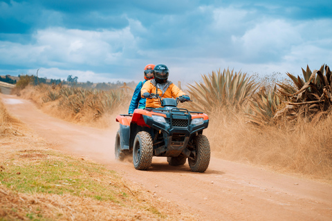 From Cusco: Moray and Maras Salt Mines Quad Bike Tour 1 person on an ATV (No Pickup Included)