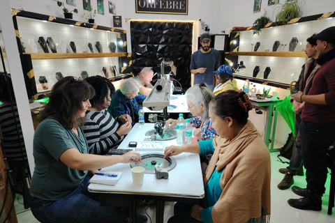 Bogota: Authentic Emerald Carving Workshop with an Artisan
