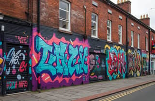 Belfast: Street-Art-Tour am Abend mit einem lokalen Künstler