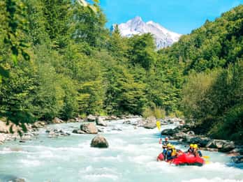 Depuis Zurich : Excursion d'une journée en rafting à Interlaken