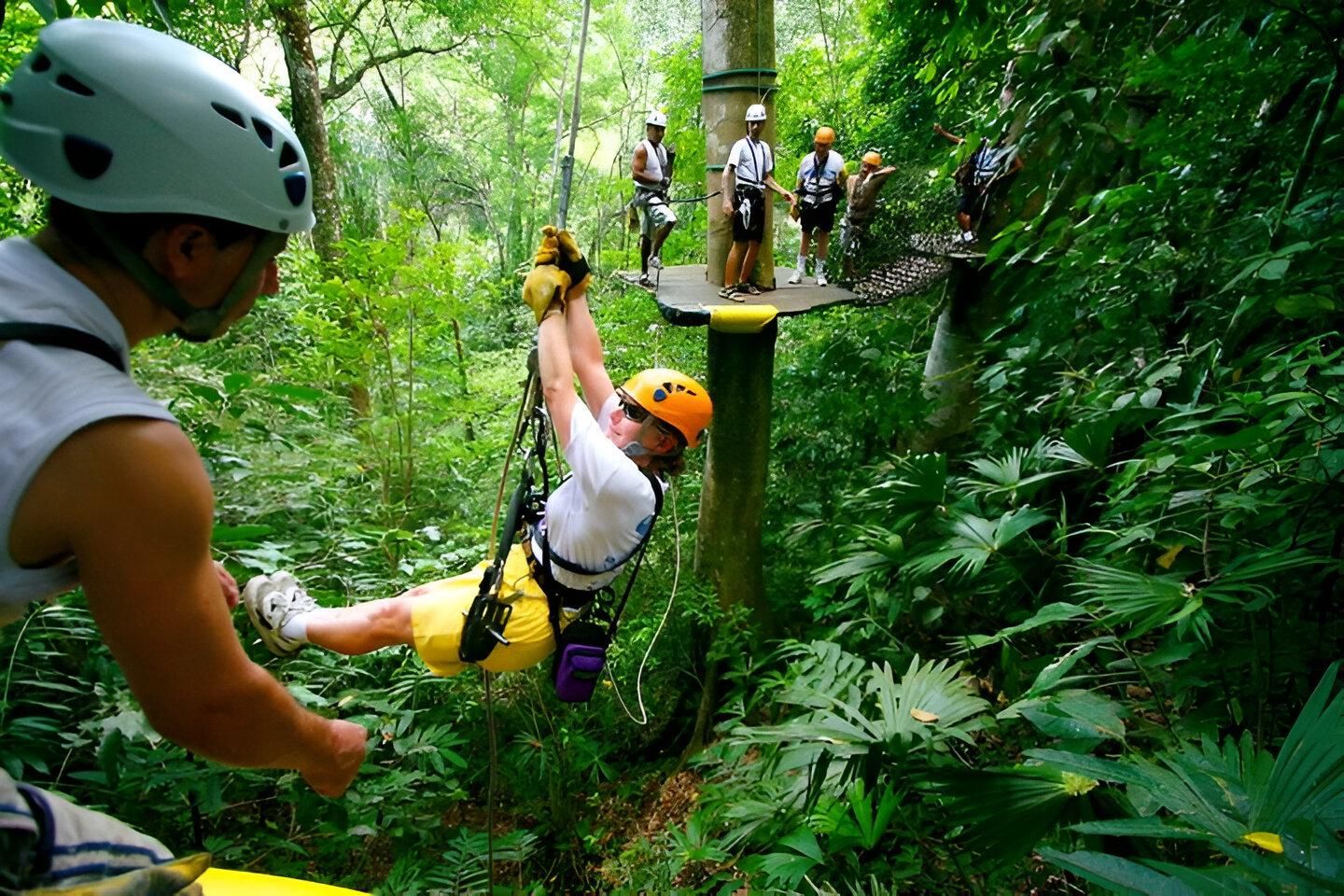 Puerto Limón: Tortuguero-Kanäle & Zipline-Abenteuertour