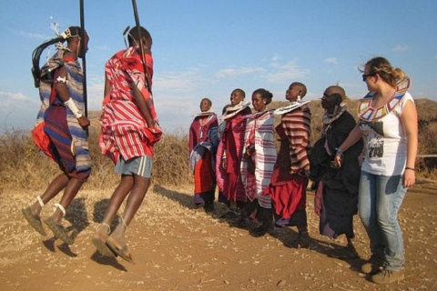 Olpopongi Maasai-dorpsdagtocht