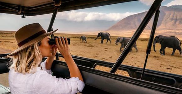 From Zanzibar: Fly-in Nyerere National Park Safari