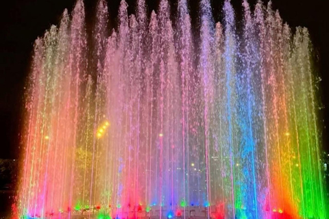 Delhi: Akshardham-tempeltour met magische watershowAkshardham-tempel licht- en watershow met spirituele tempels