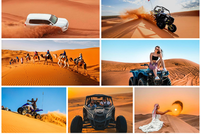 Doha: Desert Safari, ATV/Quad, Camel Ride & Inland Sea Tour Doha: Private Desert Safari with Camel Ride and Dune Bashing