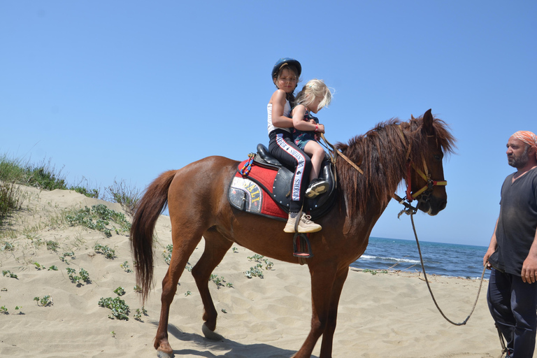 Pamucak: Horseback Riding Tour with Beach Swim