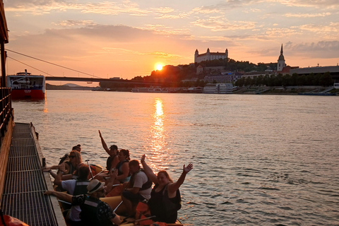 Central Bratislava: Guided Rafting Tour on the Danube River