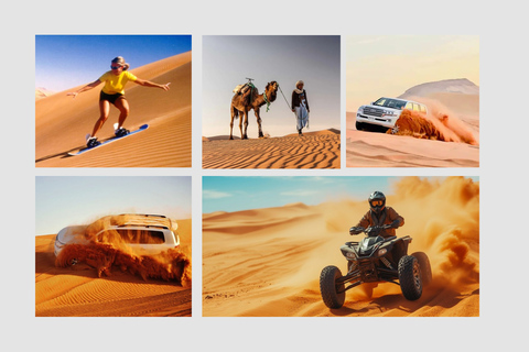 Safari a Doha - Quad, giro in cammello, sandboarding e mare internoSafari condiviso con corsa sulle dune in 4x4 (senza ATV e giro in cammello)