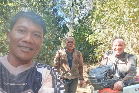 Aventura de 21 dias no Camboja de motocicleta