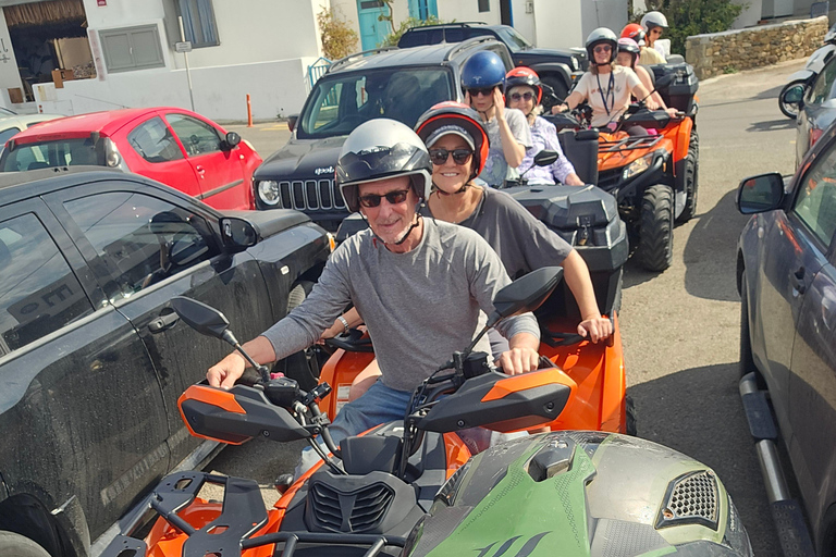 Self guided tour on atv/quad and explore mykonos,on wheels