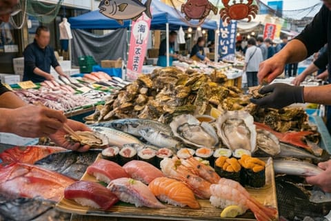 From Tokyo: Fish Market, Ocean Torii & Hidden Coast | GetYourGuide