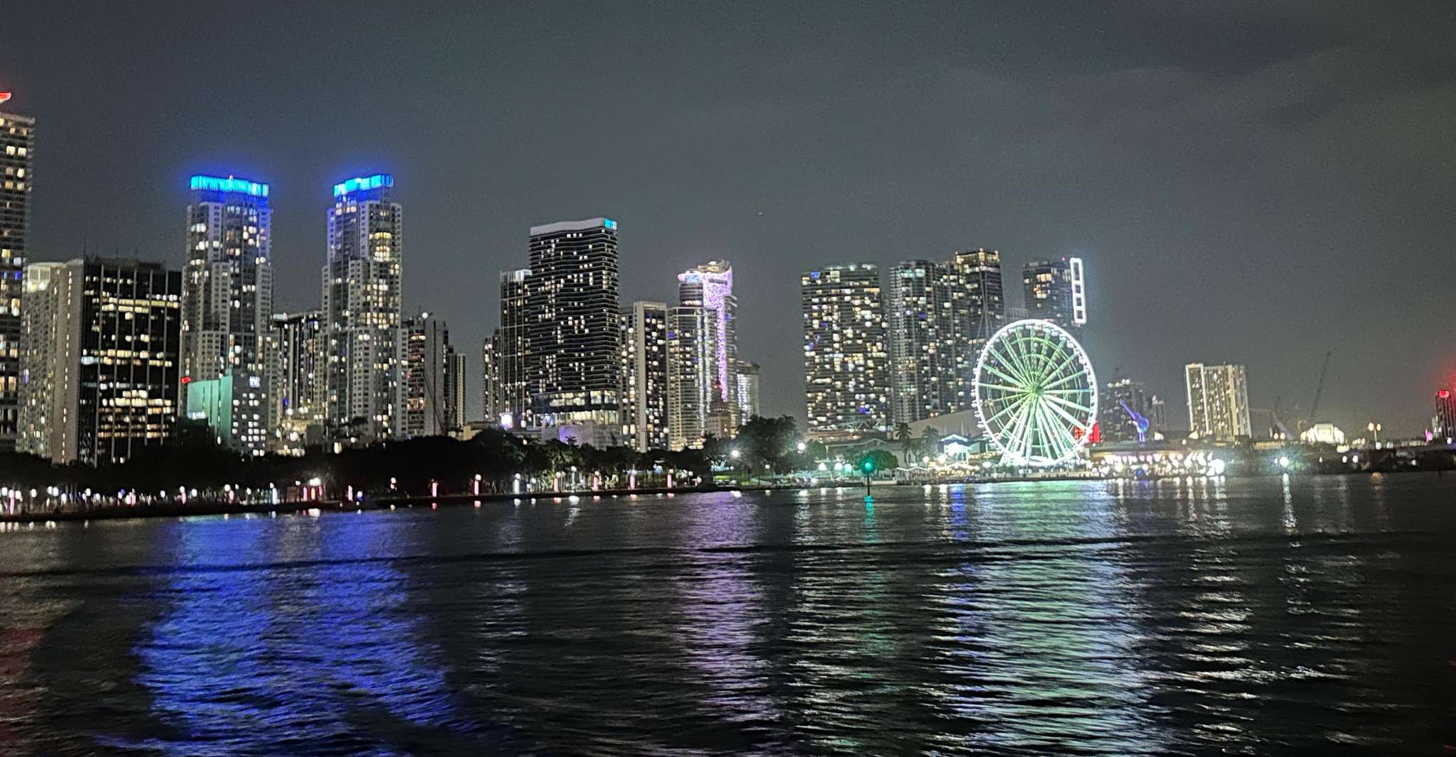 Miami Evening Boat Past Millionaire Homes on Water Taxi photo 2