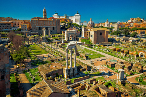 Rome : Visite guidée du Colisée, du Forum et de la colline Palatine