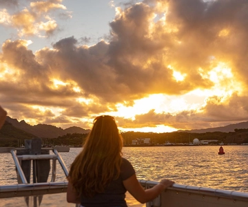 Kauai: Crociera al tramonto in catamarano