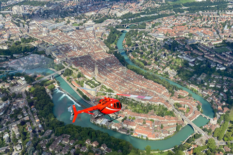 Bern: Exclusive Helicopter-Tour for 4 over the Swiss Capital