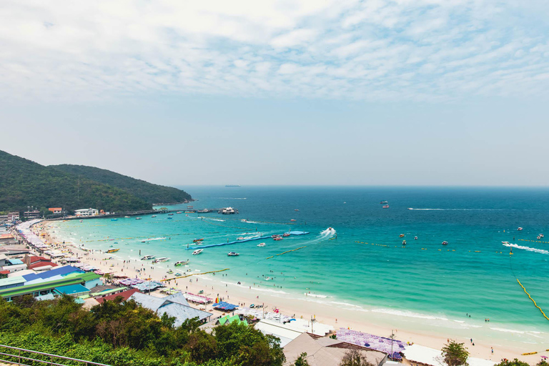 De Bangkok: visite en petit groupe de la plage de Pattaya et de l'île de corailVisite en petit groupe avec prise en charge à l'hôtel